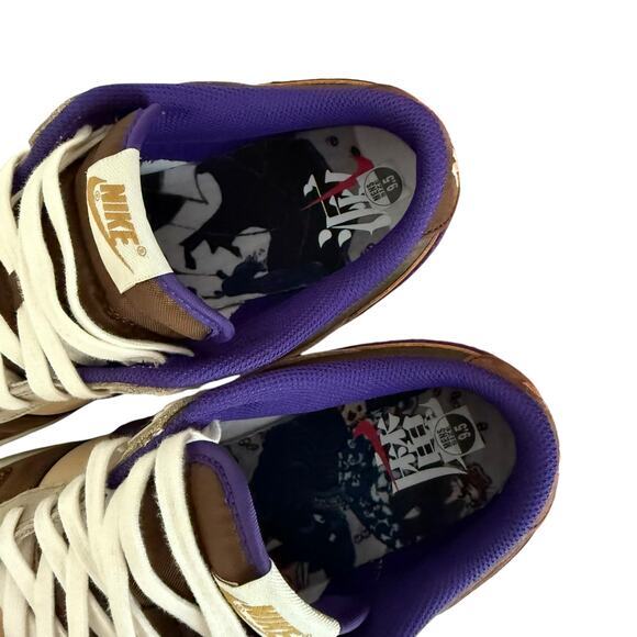 Nike Dunk Low Setsubun Tan & Purple Men's Size 9.5 - Picture 5 of 10
